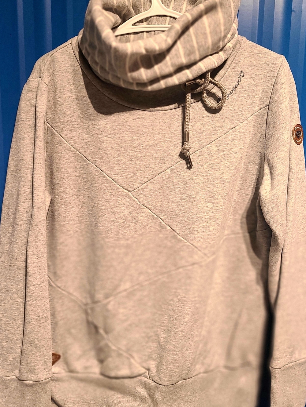Ragwear Gray Women's Funnel Neck Sweatshirt Size L